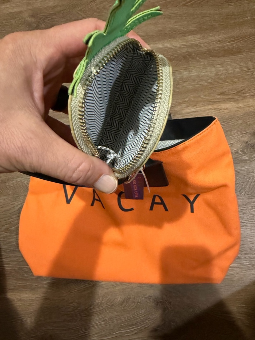 ‘VACAY' Canvas Tote Bag with Black Handles by Violet Ray - Picture 8 of 9